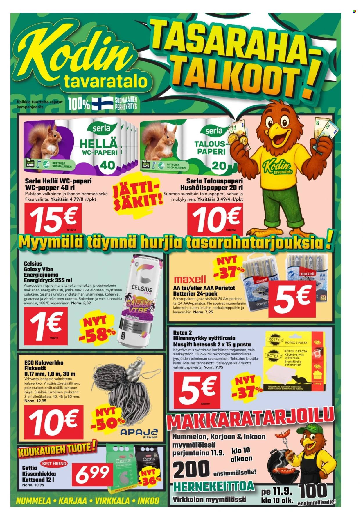 Kodintavaratalo tarjoukset - 07.09.2026 - 20.09.2026. Sivu 1