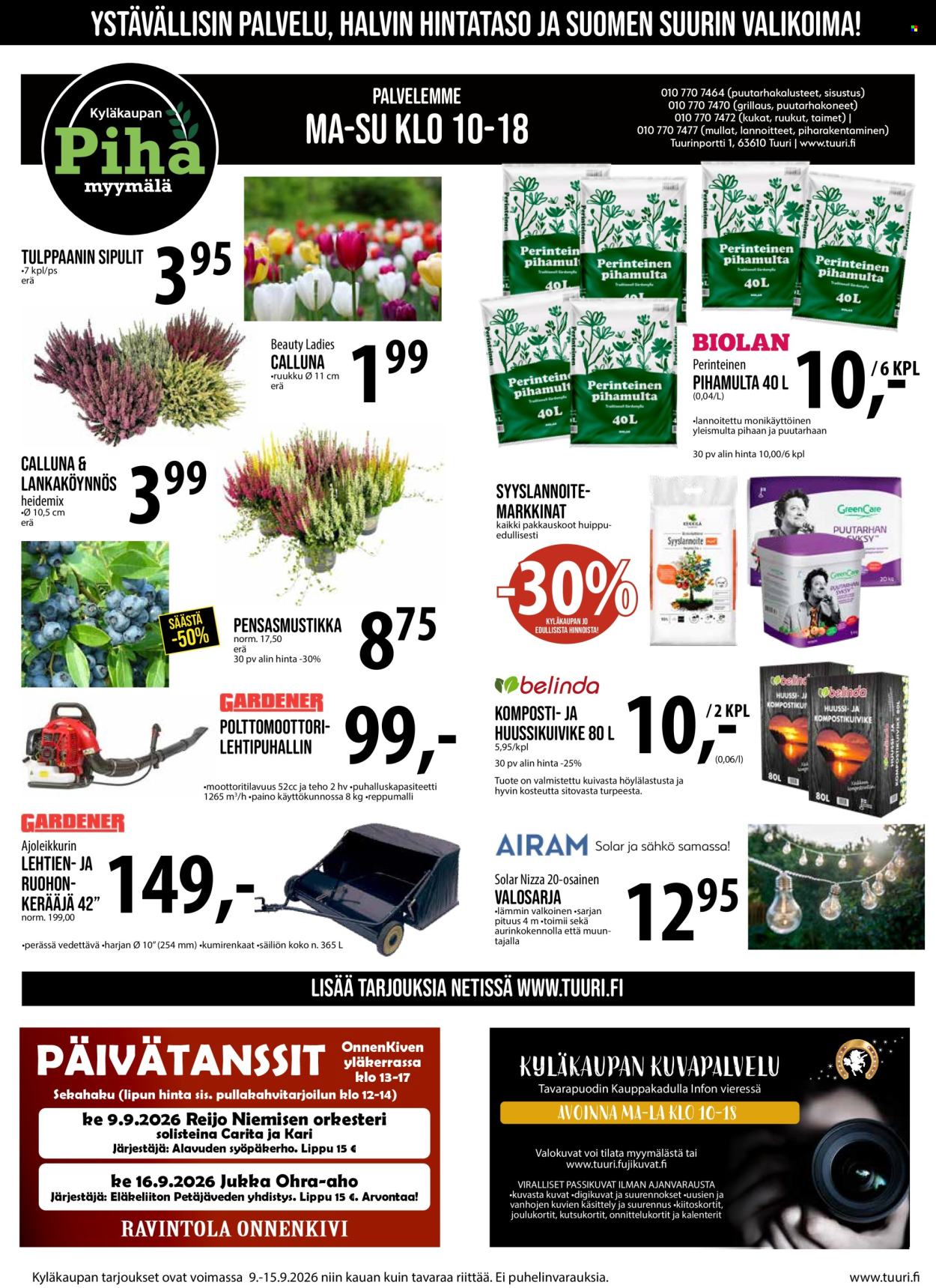 Tuuri tarjoukset - 09.09.2026 - 15.09.2026. Sivu 6