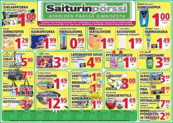 Saiturinpörssi tarjoukset  - 10.09.2026 - 16.09.2026.