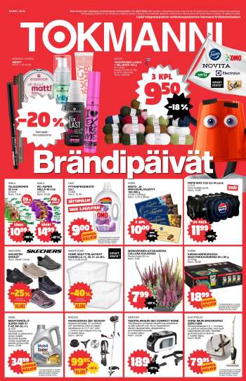 Tokmanni tarjoukset  - 14.09.2026 - 20.09.2026.