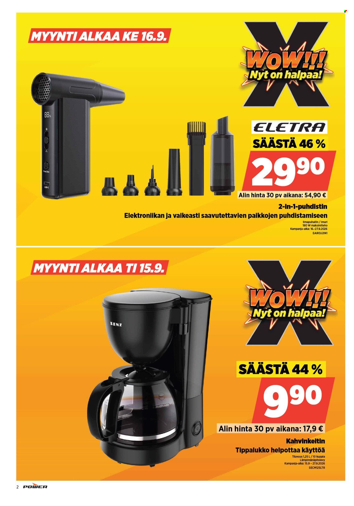 Power tarjoukset. Sivu 2