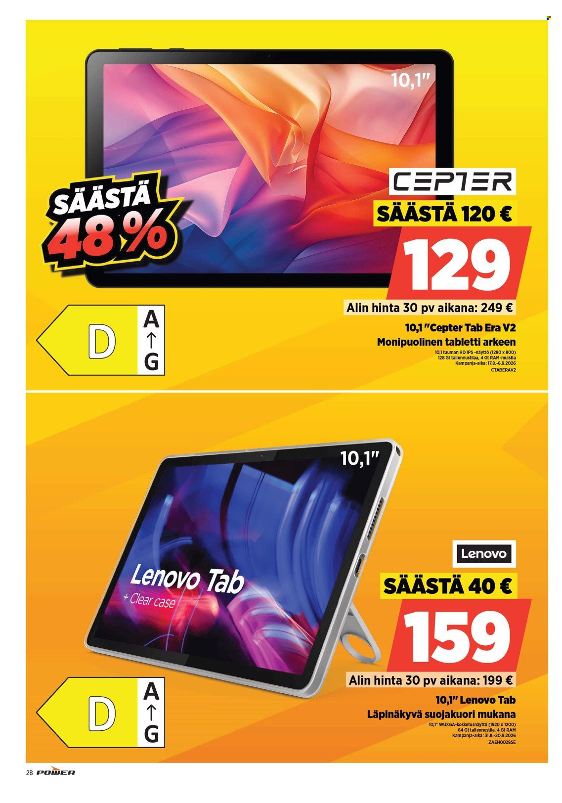 Power tarjoukset. Sivu 28