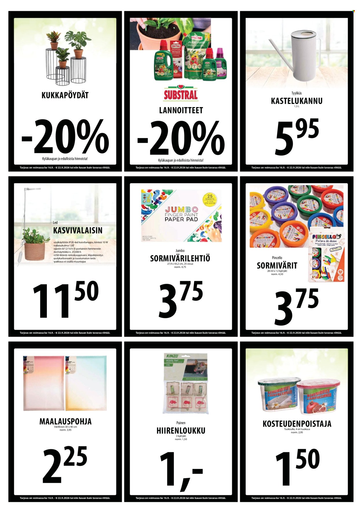 Tuuri tarjoukset - 16.09.2026 - 22.09.2026. Sivu 16
