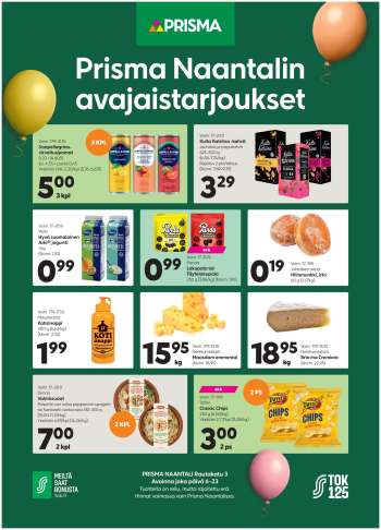 Prisma tarjoukset  - 17.09.2026 - 20.09.2026.