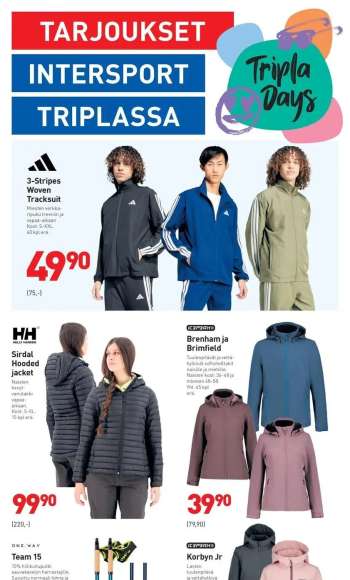 Intersport tarjoukset  - 19.09.2026 - 20.09.2026.