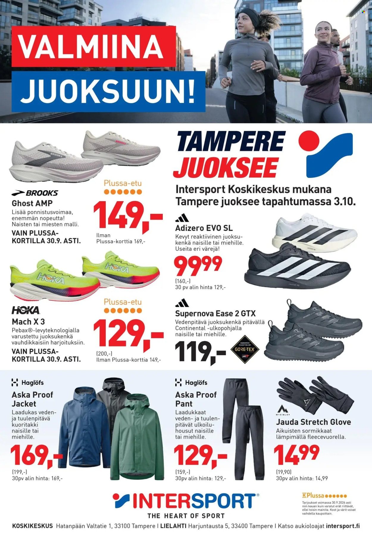 Intersport tarjoukset - 19.09.2026 - 30.09.2026. Sivu 1