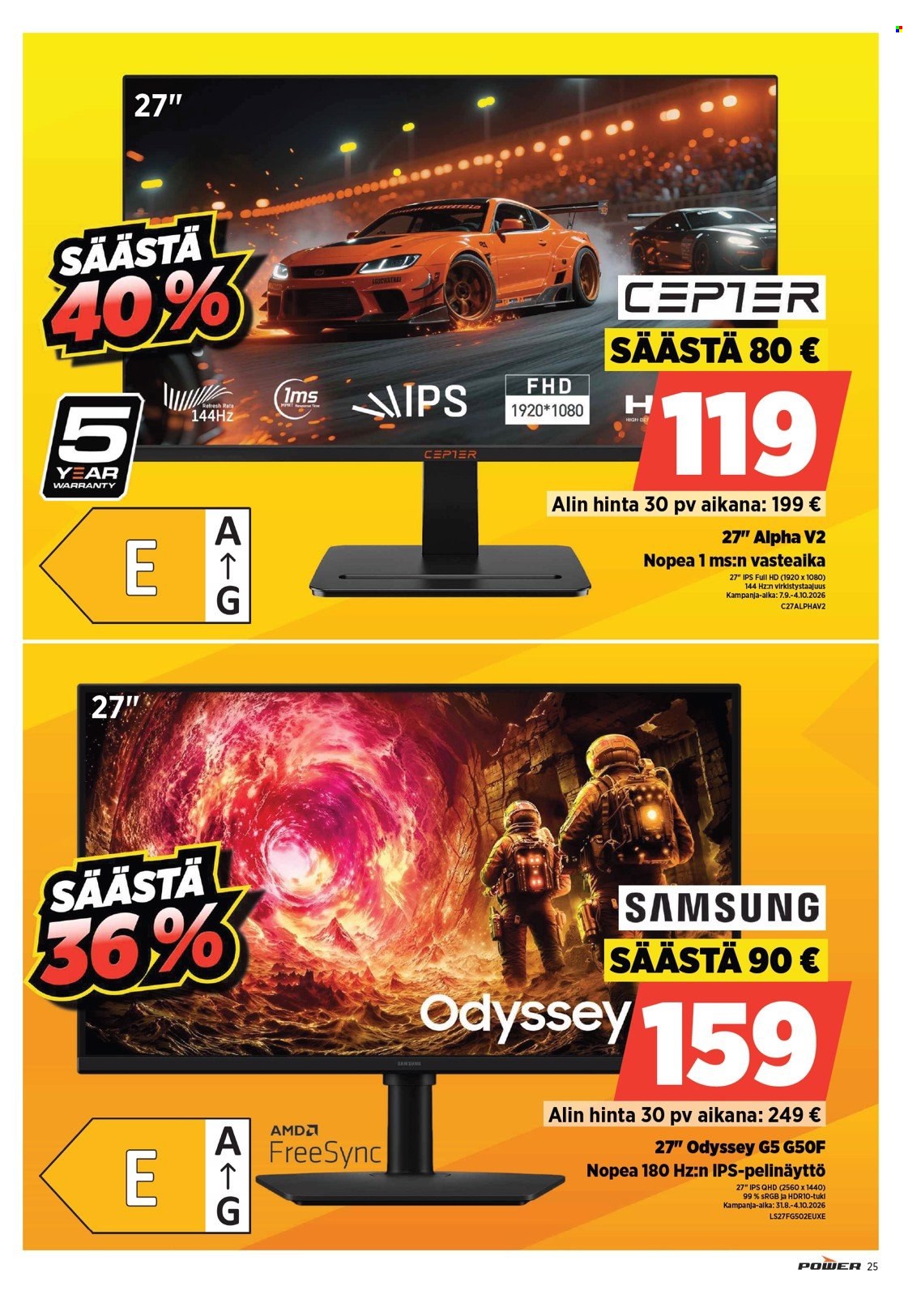 Power tarjoukset. Sivu 25