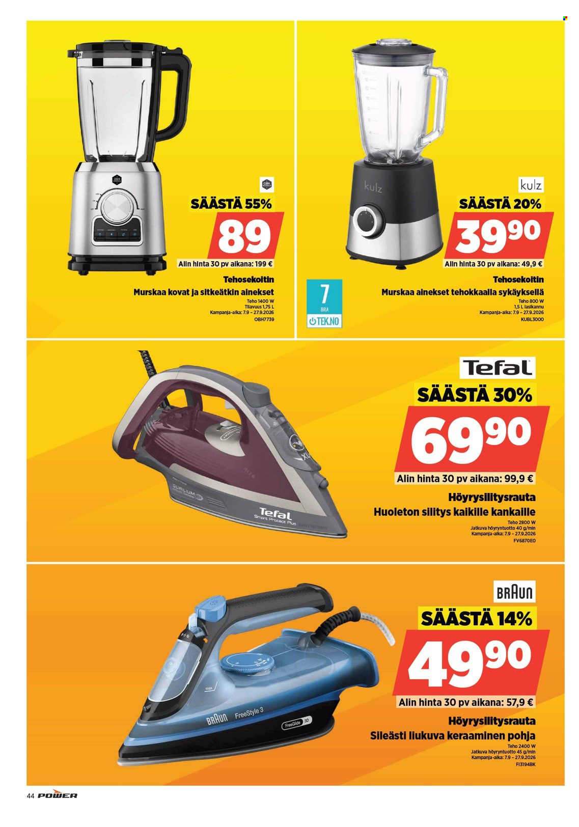 Power tarjoukset. Sivu 44