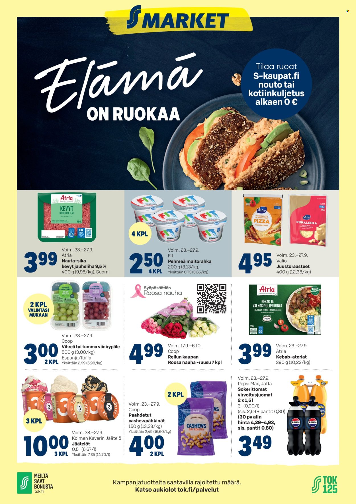 S-market tarjoukset - 23.09.2026 - 27.09.2026. Sivu 1