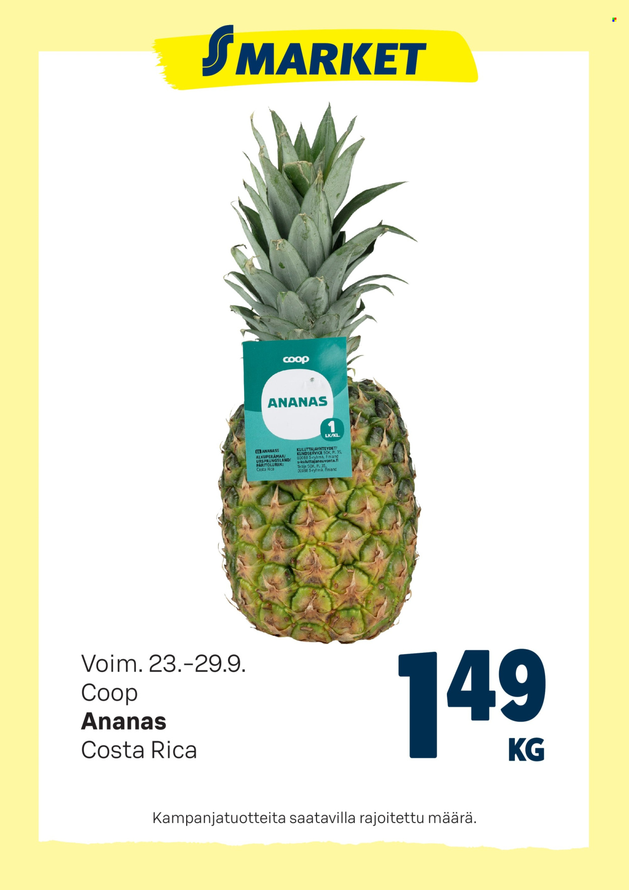 S-market tarjoukset - 23.09.2026 - 29.09.2026. Sivu 1