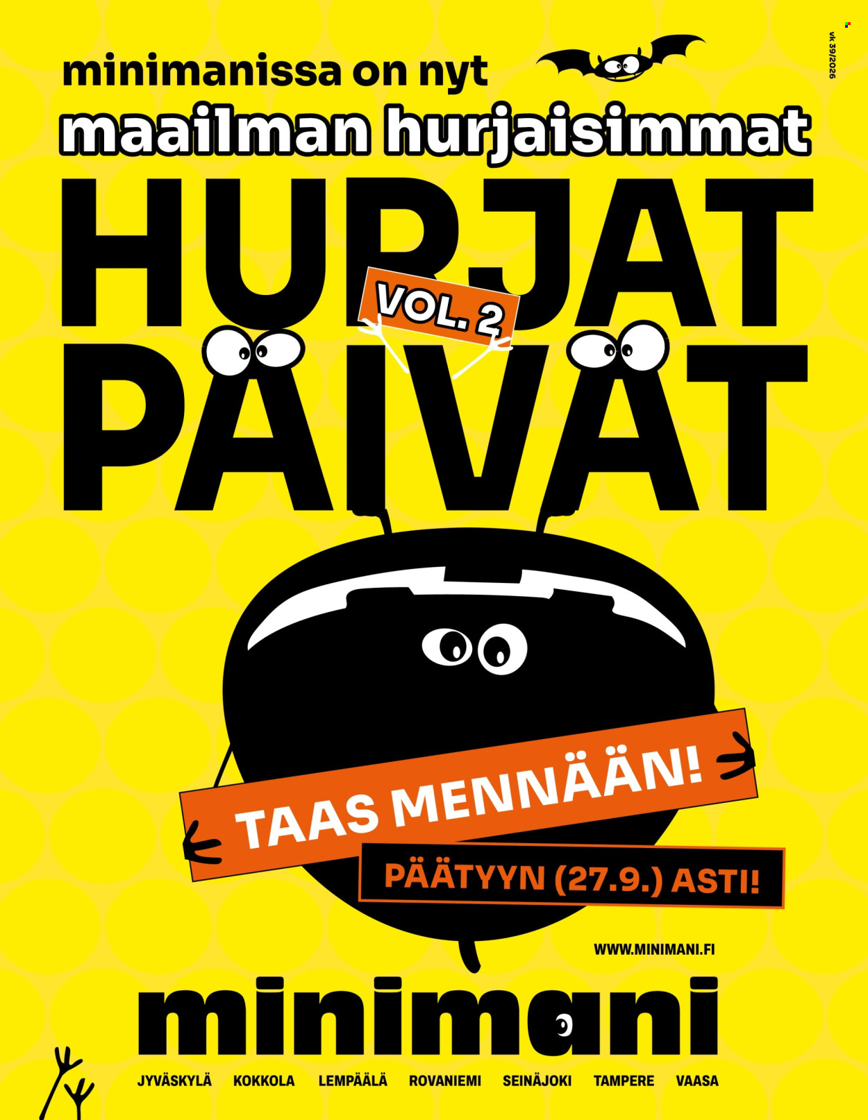 Minimani tarjoukset - 23.09.2026 - 27.09.2026. Sivu 1