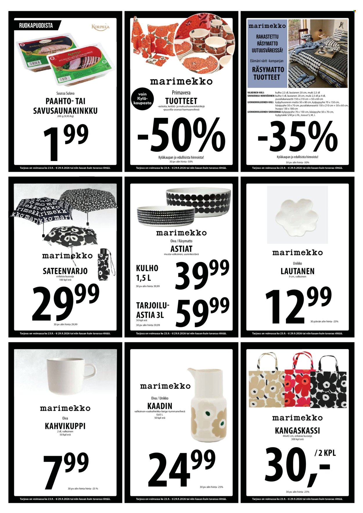 Tuuri tarjoukset - 23.09.2026 - 29.09.2026. Sivu 10