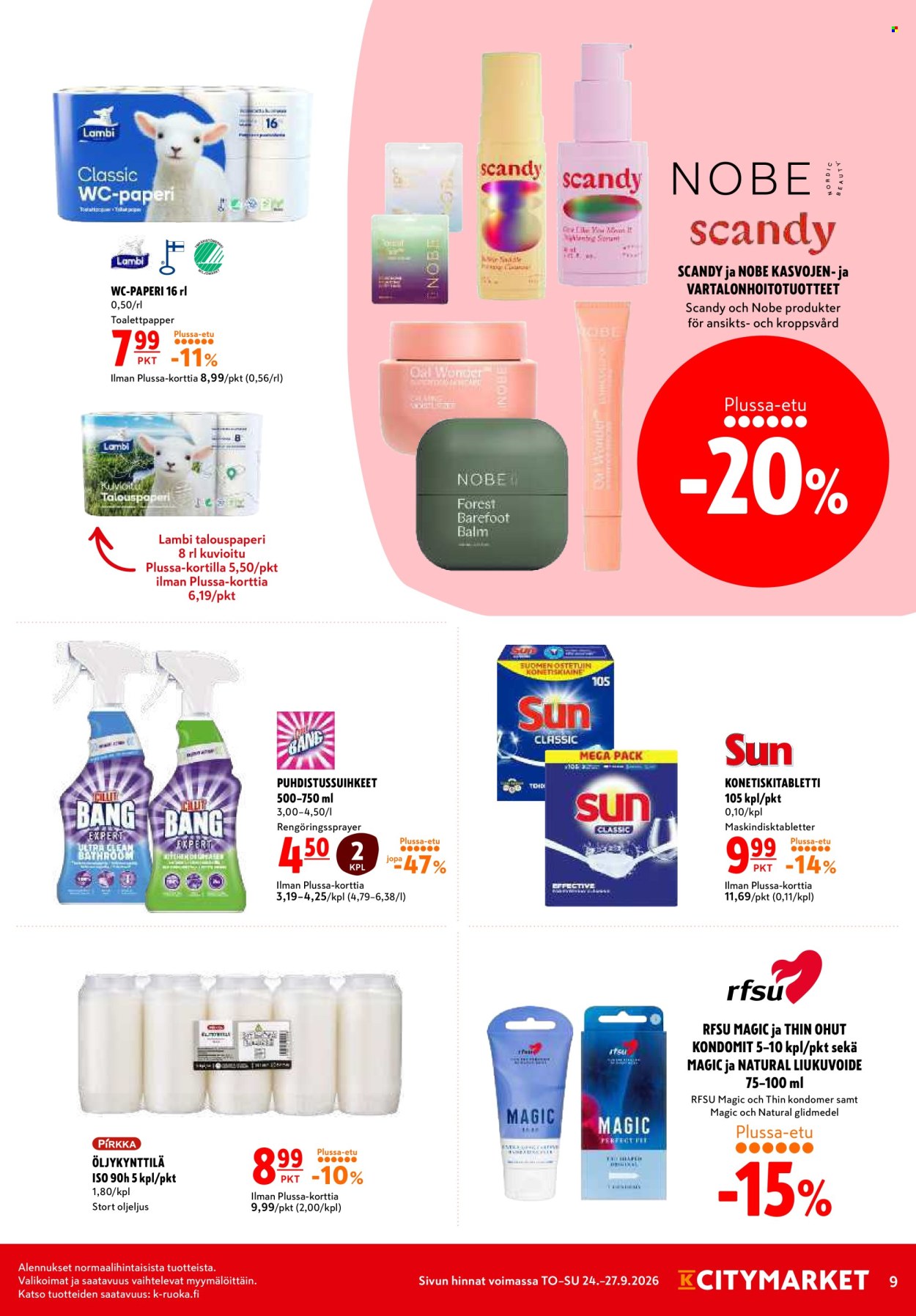 K-citymarket tarjoukset - 24.09.2026 - 27.09.2026. Sivu 9