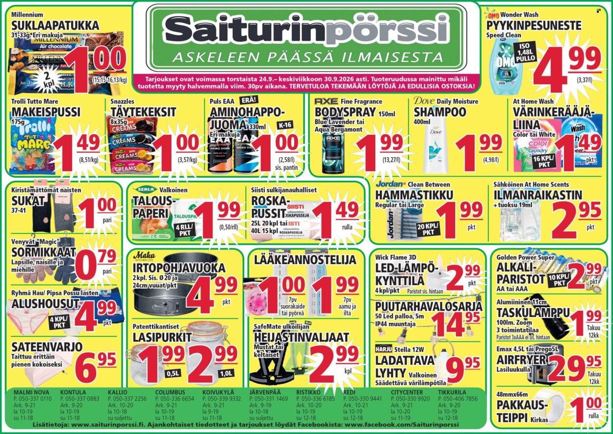 Saiturinpörssi tarjoukset - 24.09.2026 - 30.09.2026. Sivu 1