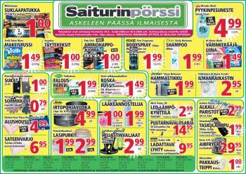 Saiturinpörssi tarjoukset  - 24.09.2026 - 30.09.2026.