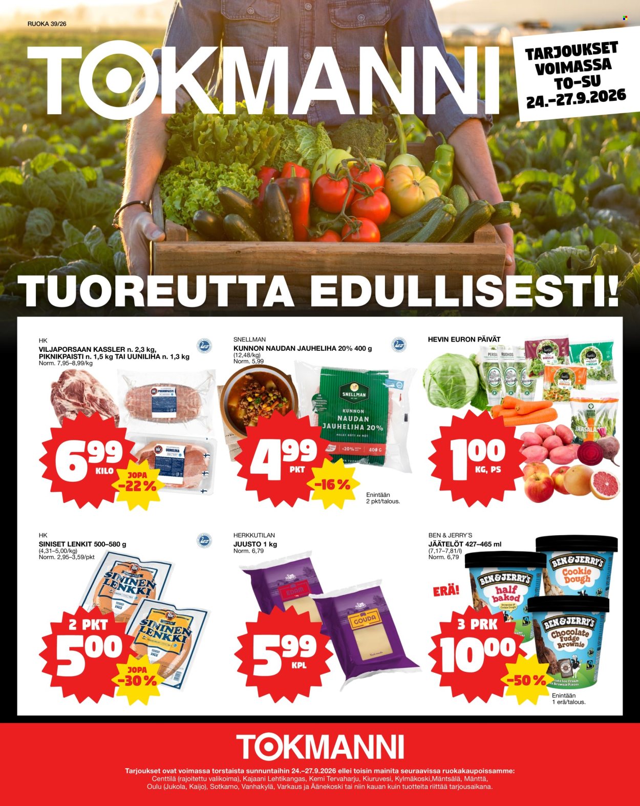 Tokmanni tarjoukset - 24.09.2026 - 27.09.2026. Sivu 1