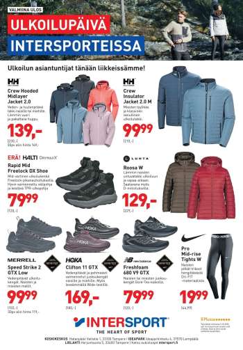 Intersport tarjoukset  - 26.09.2026 - 05.10.2026.