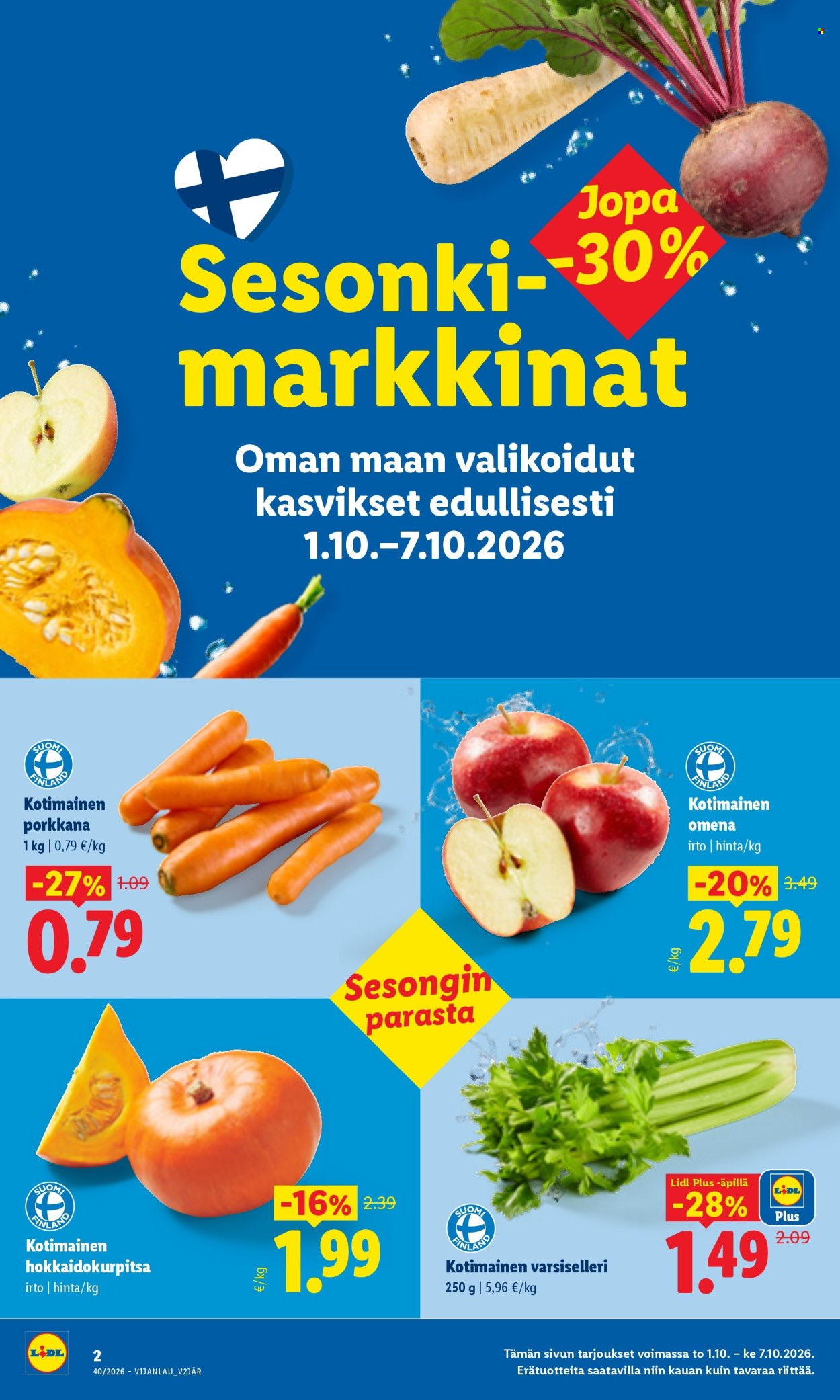 Lidl tarjoukset - 01.10.2026 - 04.10.2026. Sivu 2