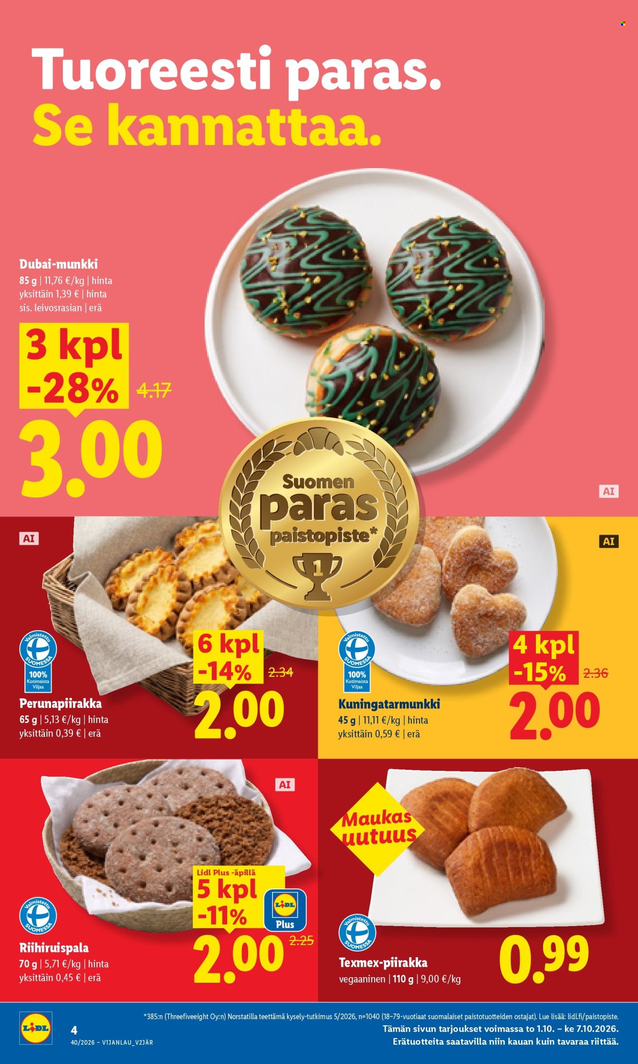 Lidl tarjoukset - 01.10.2026 - 04.10.2026. Sivu 4