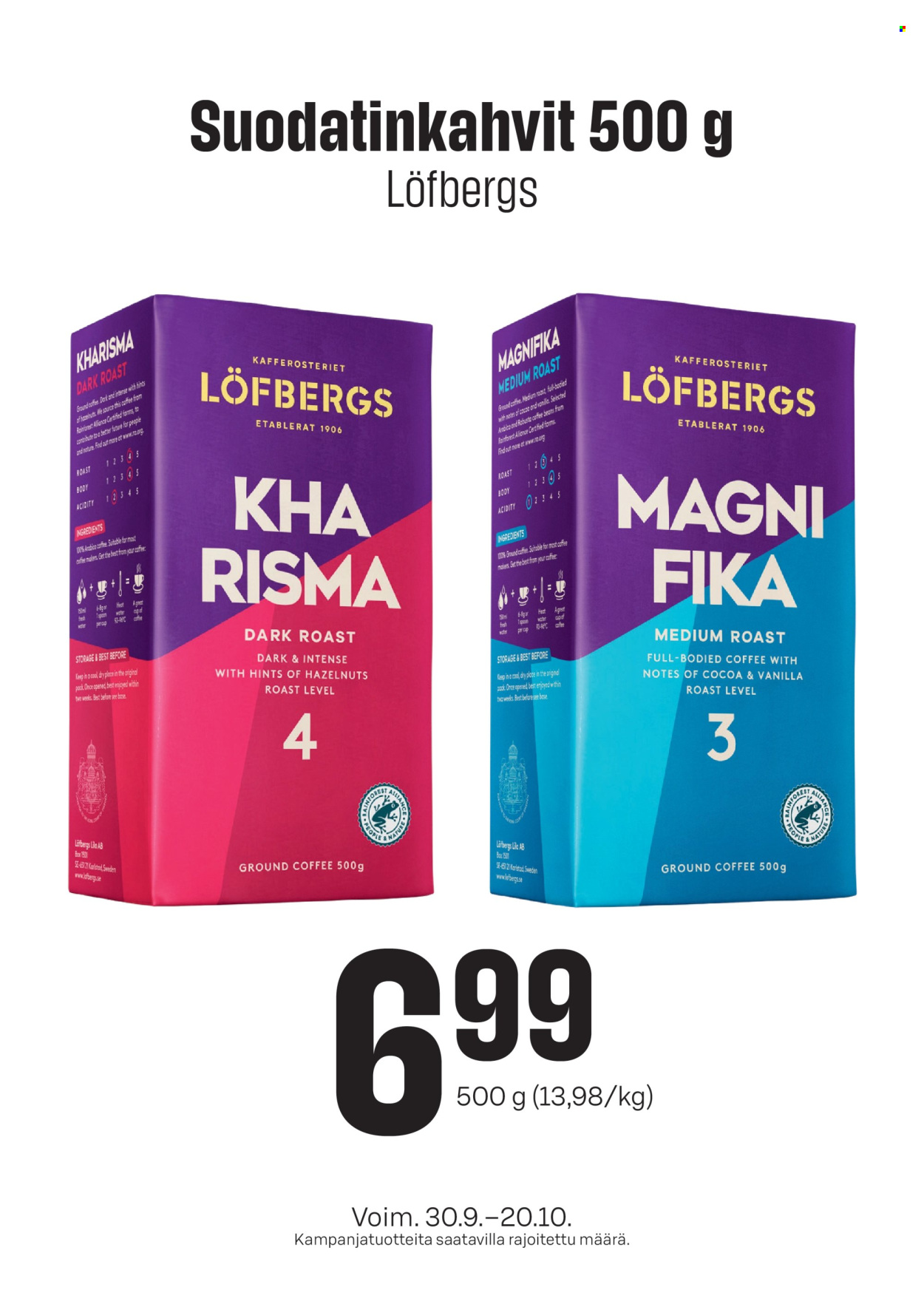 S-market tarjoukset - 30.09.2026 - 20.10.2026. Sivu 1