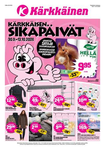 Kärkkäinen tarjoukset  - 30.09.2026 - 13.10.2026.