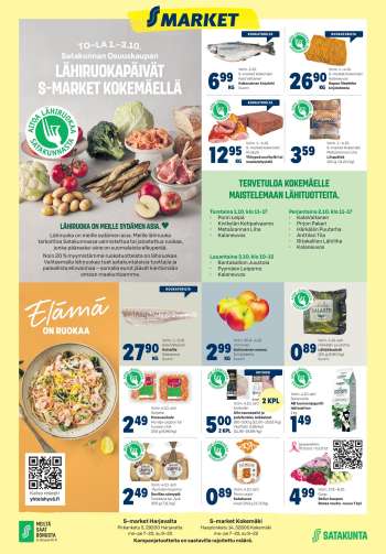 S-market tarjoukset  - 30.09.2026 - 04.10.2026.