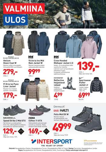 Intersport tarjoukset  - 03.10.2026 - 05.10.2026.