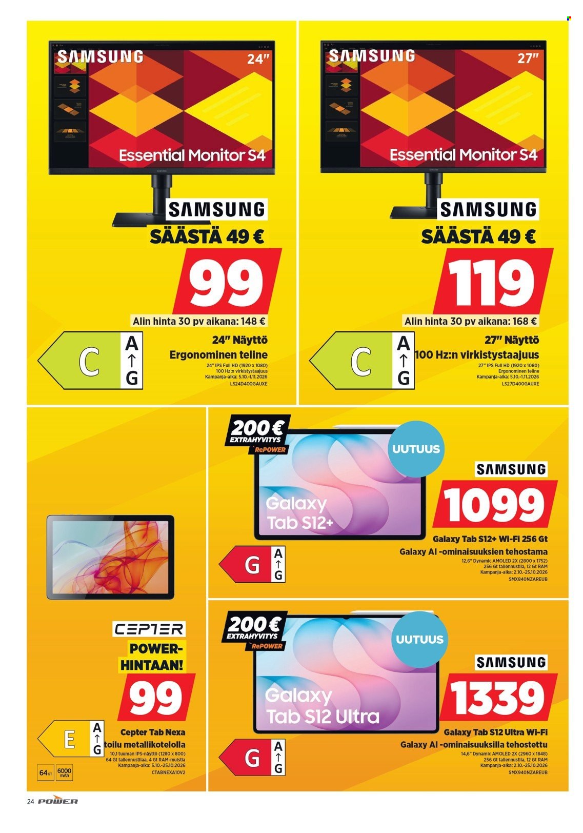 Power tarjoukset - 05.10.2026 - 11.10.2026. Sivu 24