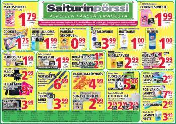 Saiturinpörssi tarjoukset  - 08.10.2026 - 14.10.2026.