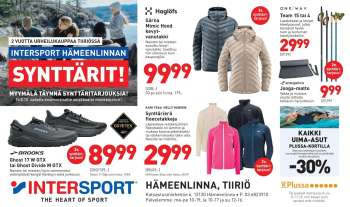 Intersport tarjoukset  - 08.10.2026 - 11.10.2026.
