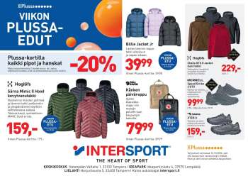 Intersport tarjoukset  - 10.10.2026 - 12.10.2026.