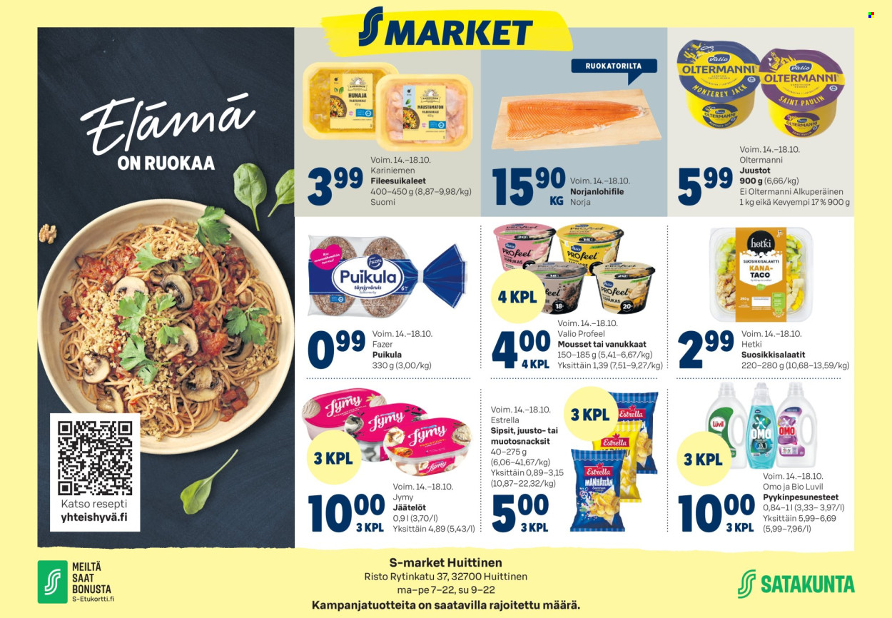 S-market tarjoukset - 14.10.2026 - 18.10.2026. Sivu 1