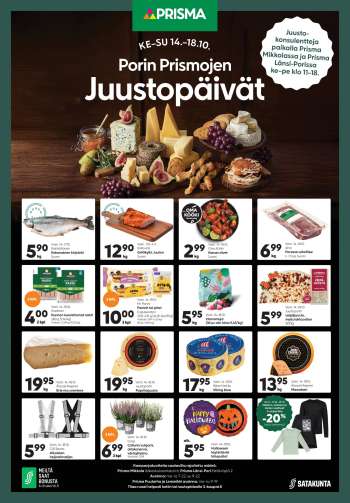 Prisma tarjoukset  - 14.10.2026 - 18.10.2026.
