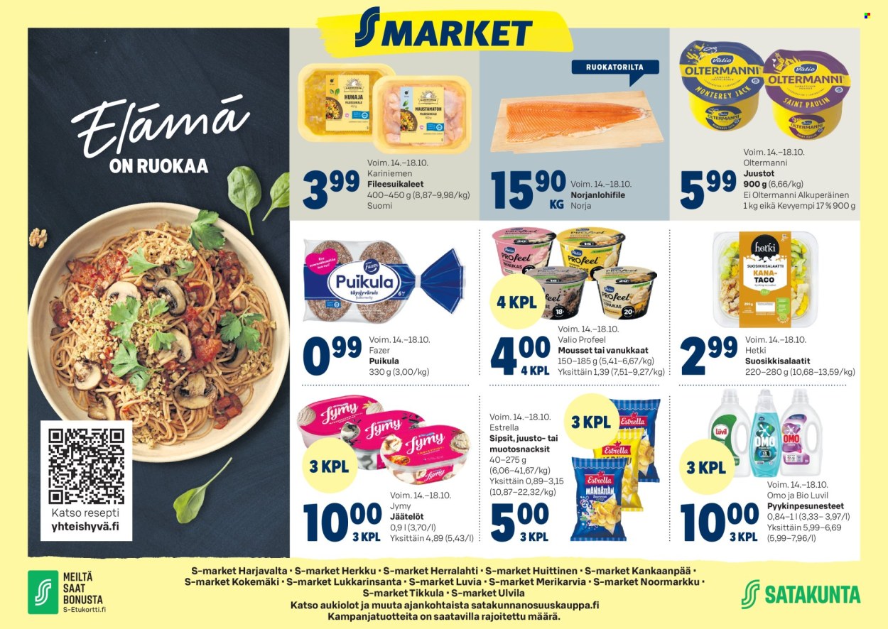 S-market tarjoukset - 14.10.2026 - 18.10.2026. Sivu 1