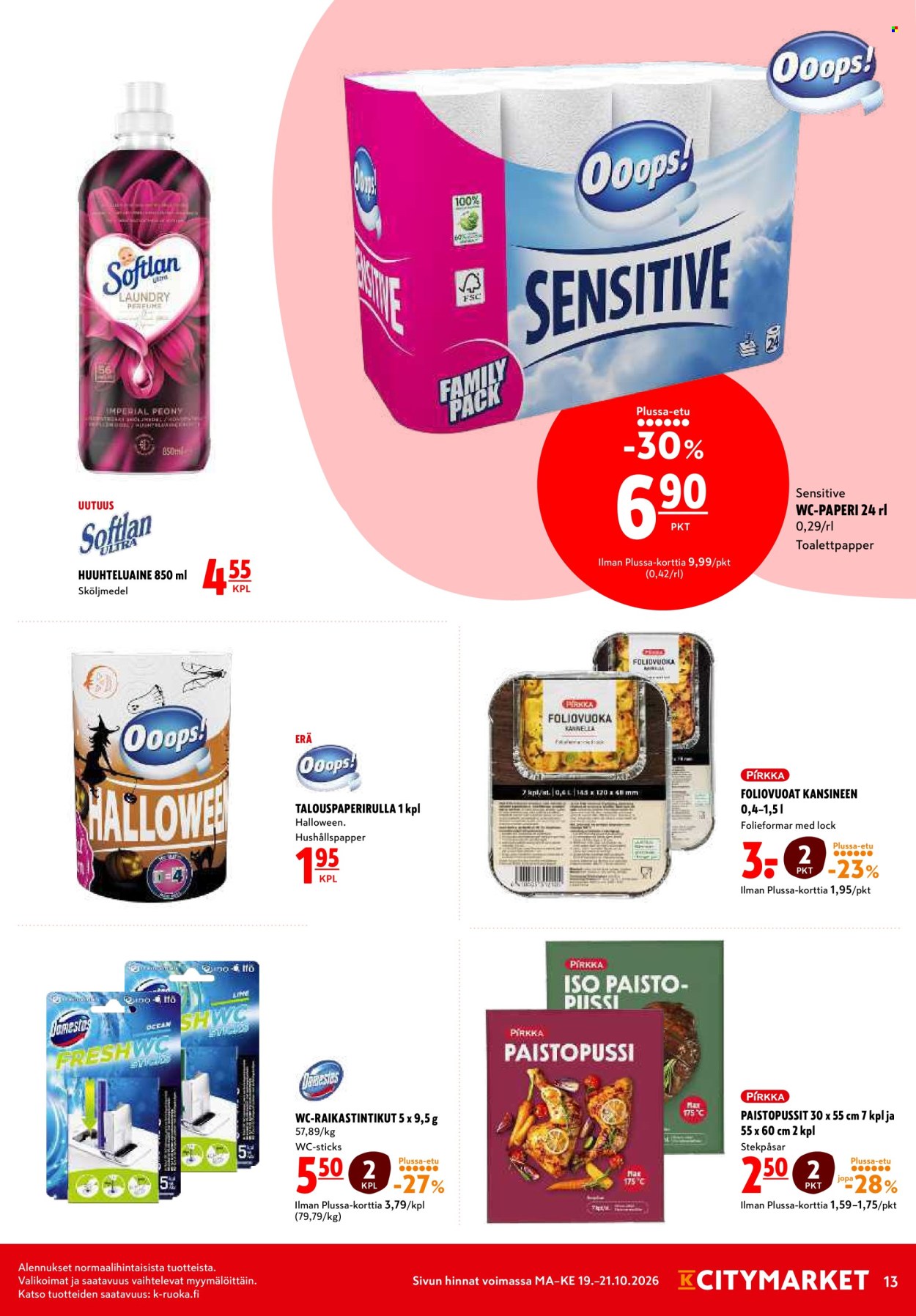 K-citymarket tarjoukset - 19.10.2026 - 21.10.2026. Sivu 13