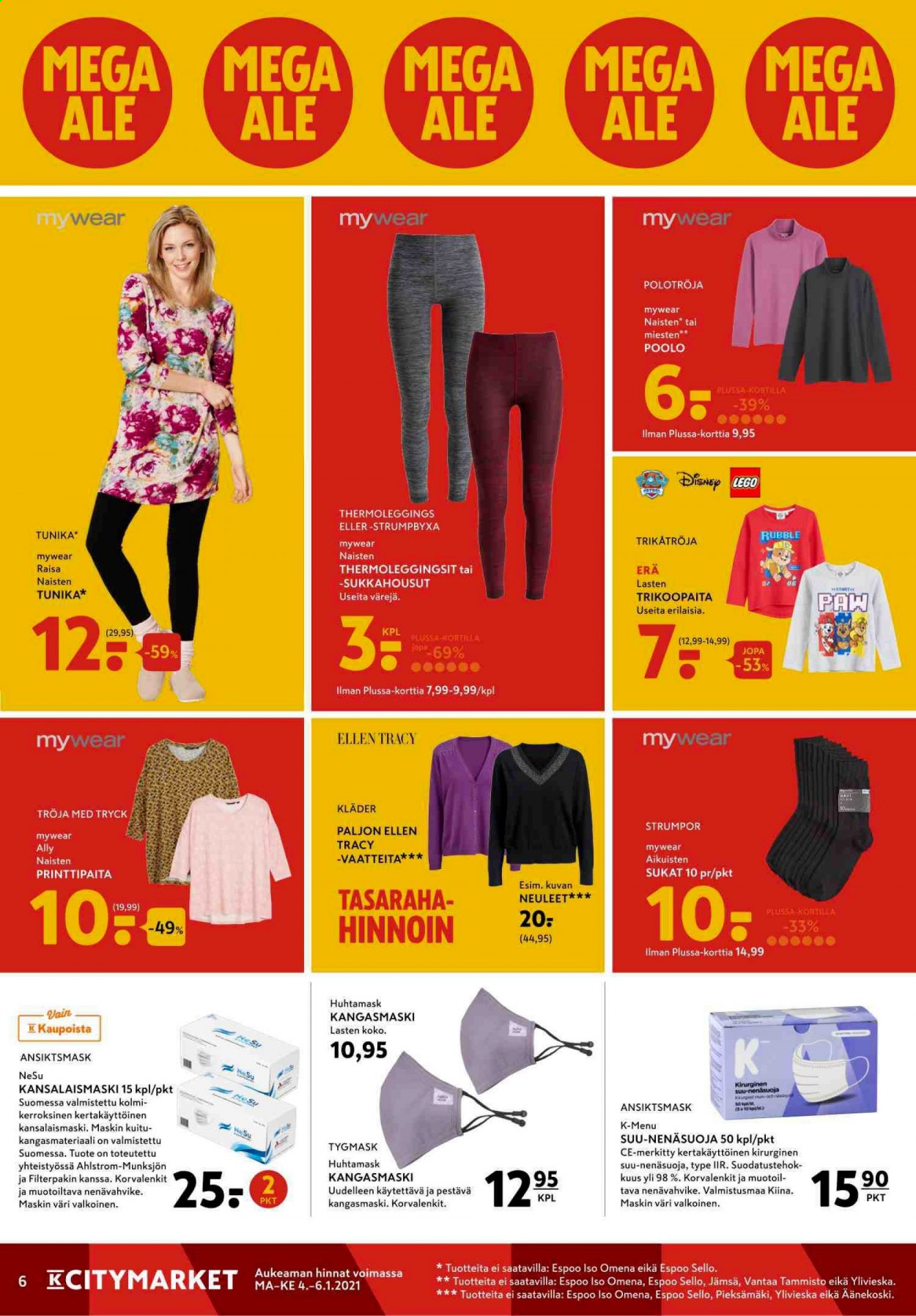K-citymarket tarjoukset - 04.01.2021 - 06.01.2021. Sivu 6