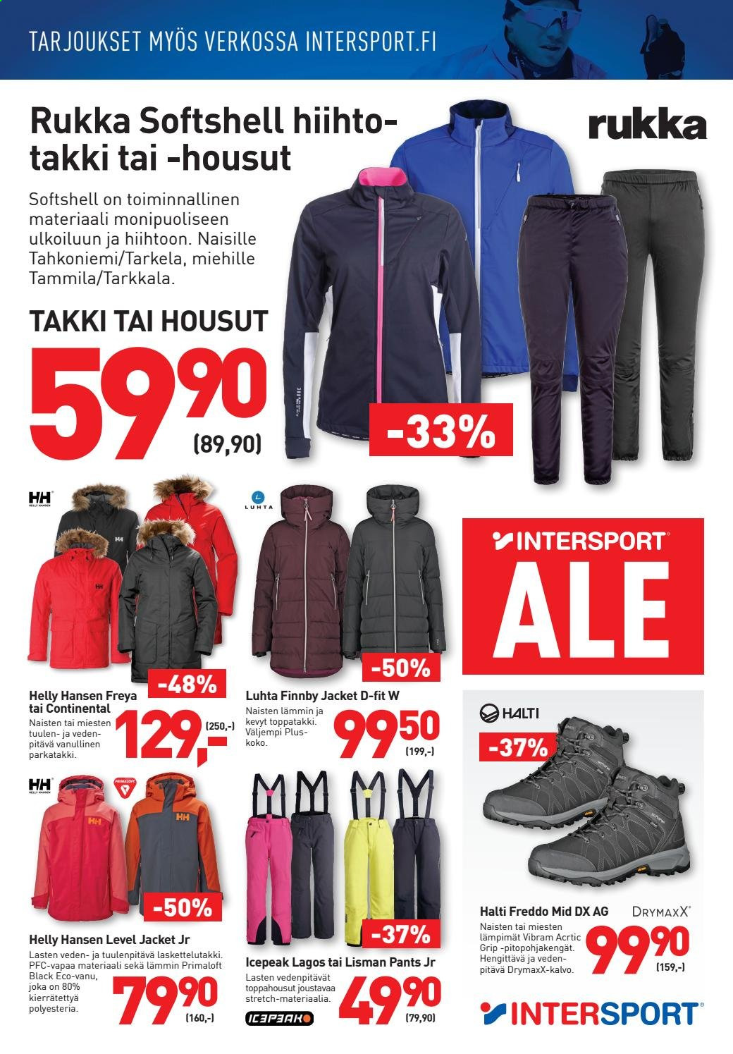 Intersport tarjoukset - 03.01.2021 - 17.01.2021. Sivu 3