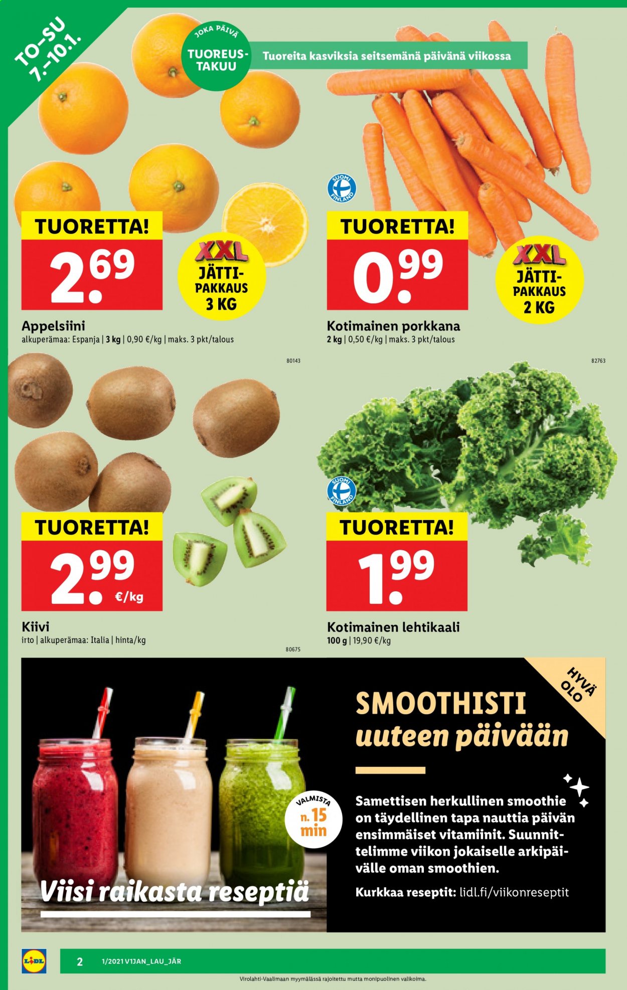 Lidl tarjoukset - 07.01.2021 - 13.01.2021. Sivu 2