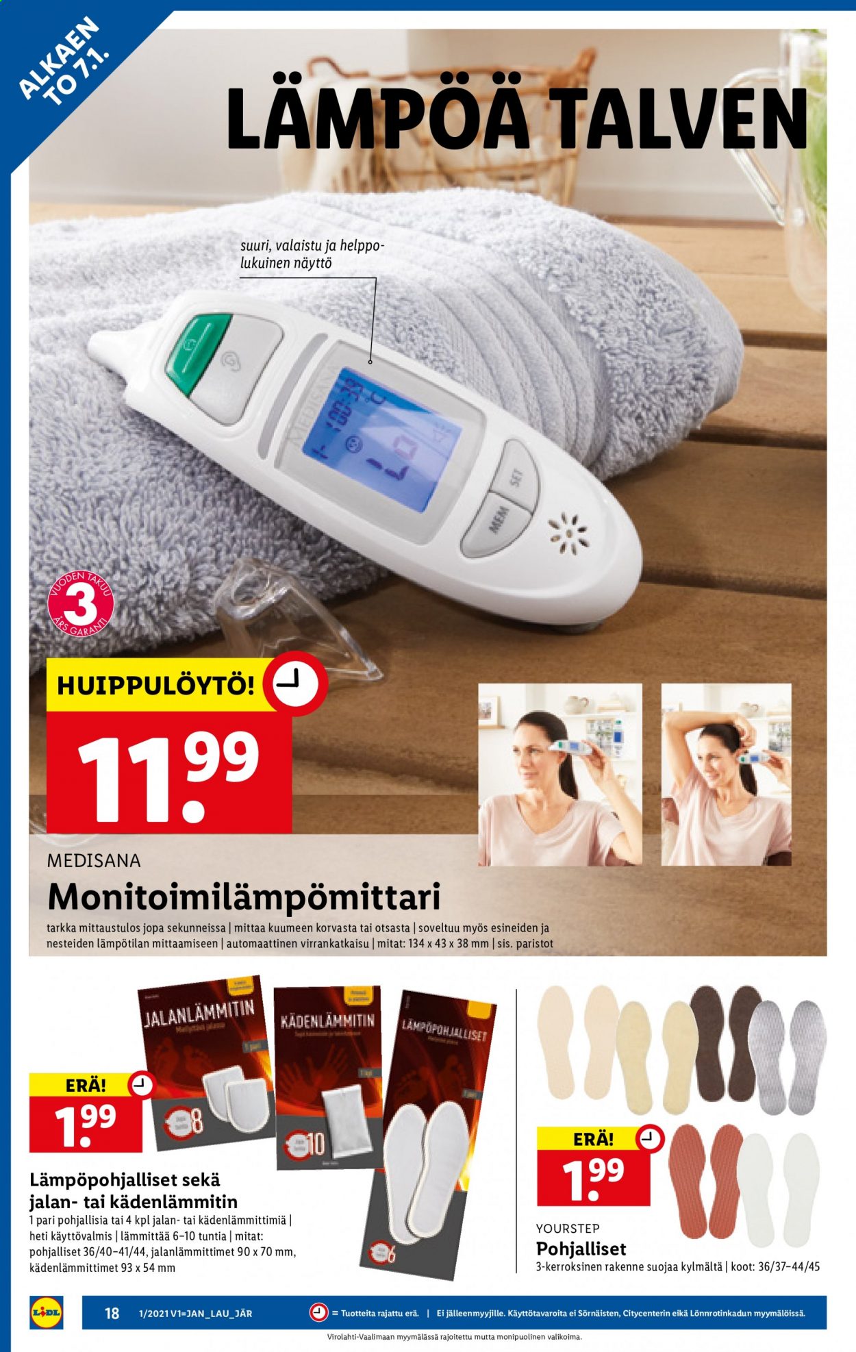 Lidl tarjoukset - 07.01.2021 - 13.01.2021. Sivu 18