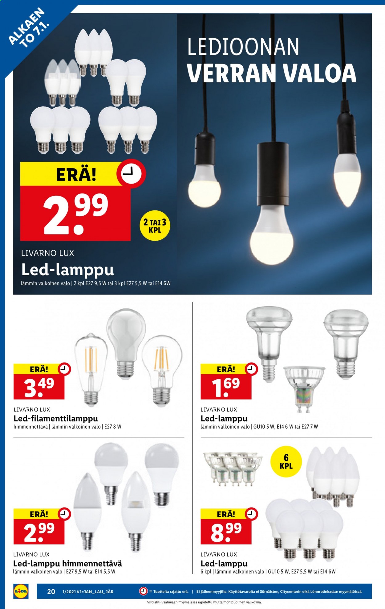 Lidl tarjoukset - 07.01.2021 - 13.01.2021. Sivu 20