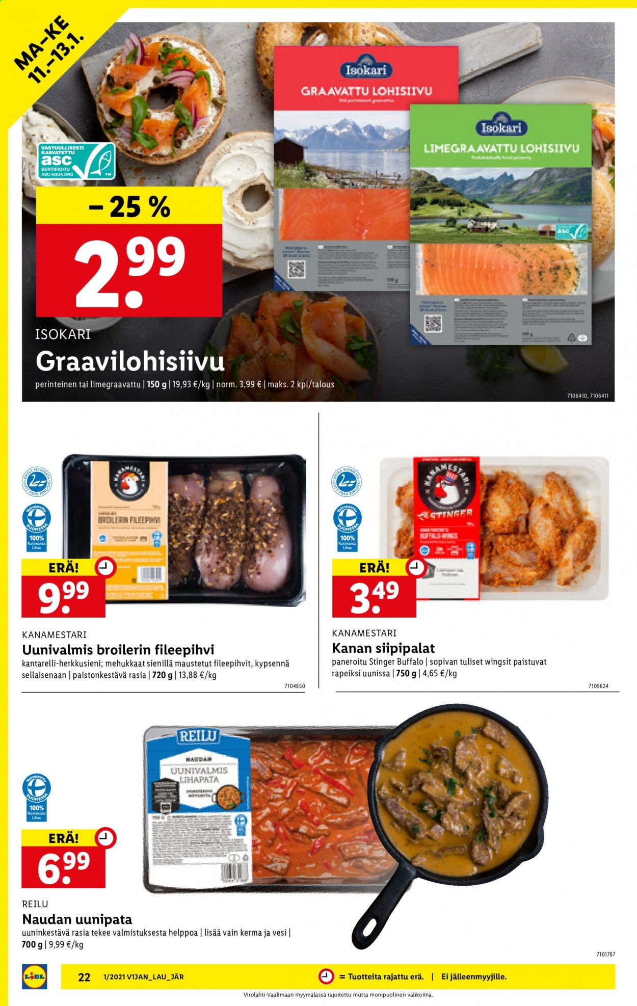 Lidl tarjoukset - 07.01.2021 - 13.01.2021. Sivu 22