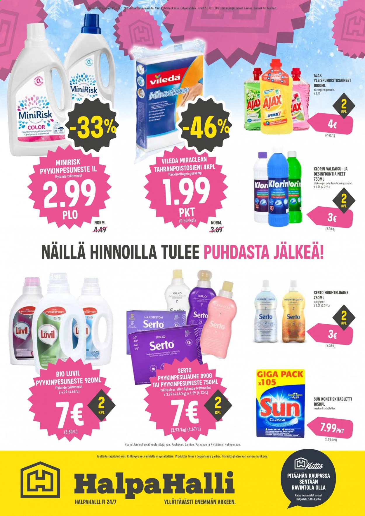 HalpaHalli tarjoukset - 05.01.2021 - 12.01.2021. Sivu 4