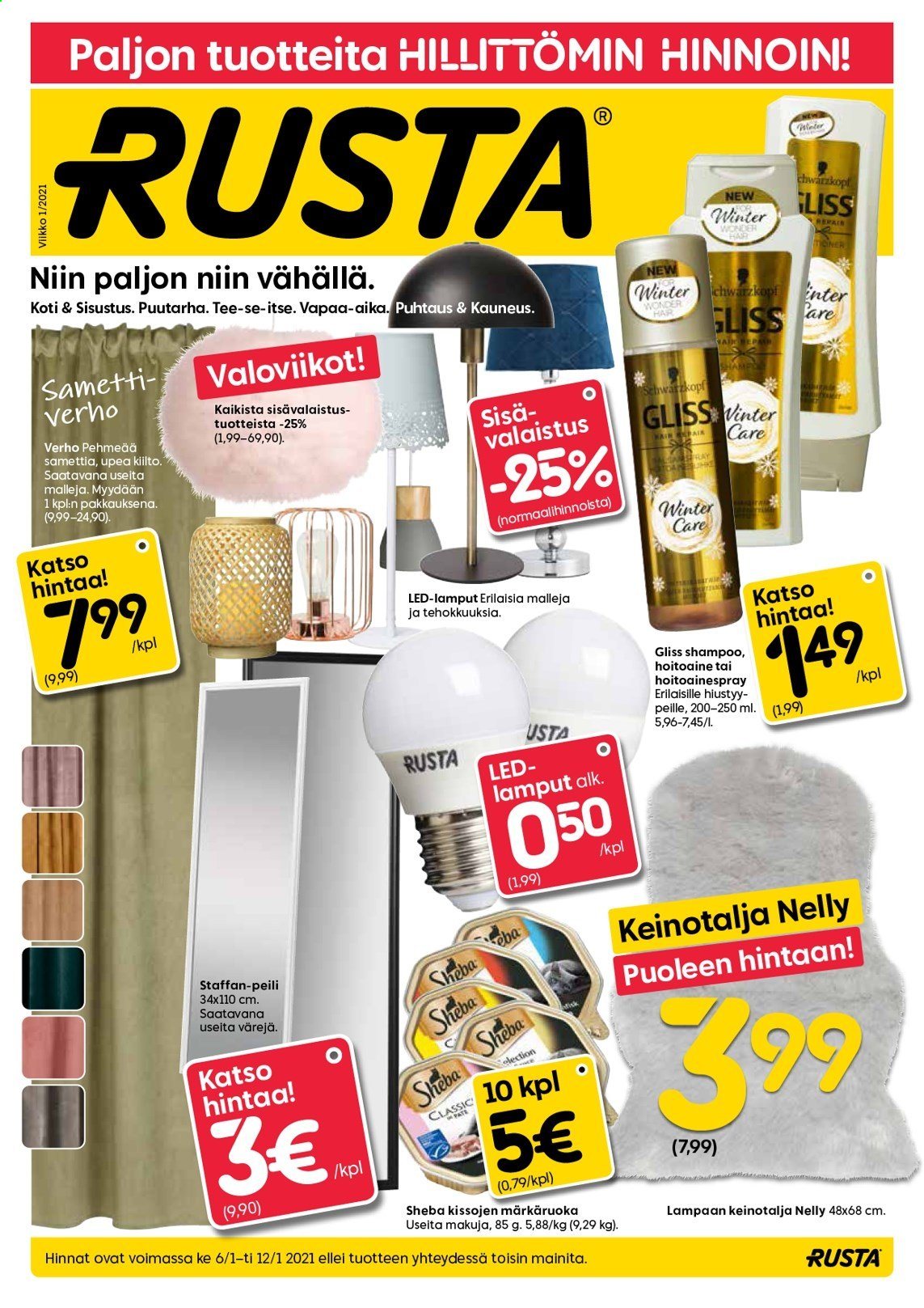 Rusta tarjoukset - 06.01.2021 - 12.01.2021. Sivu 1