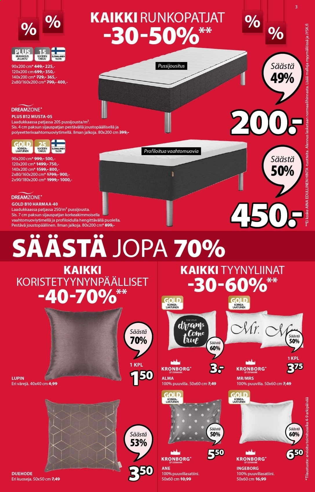 JYSK tarjoukset - 11.01.2021 - 17.01.2021. Sivu 3