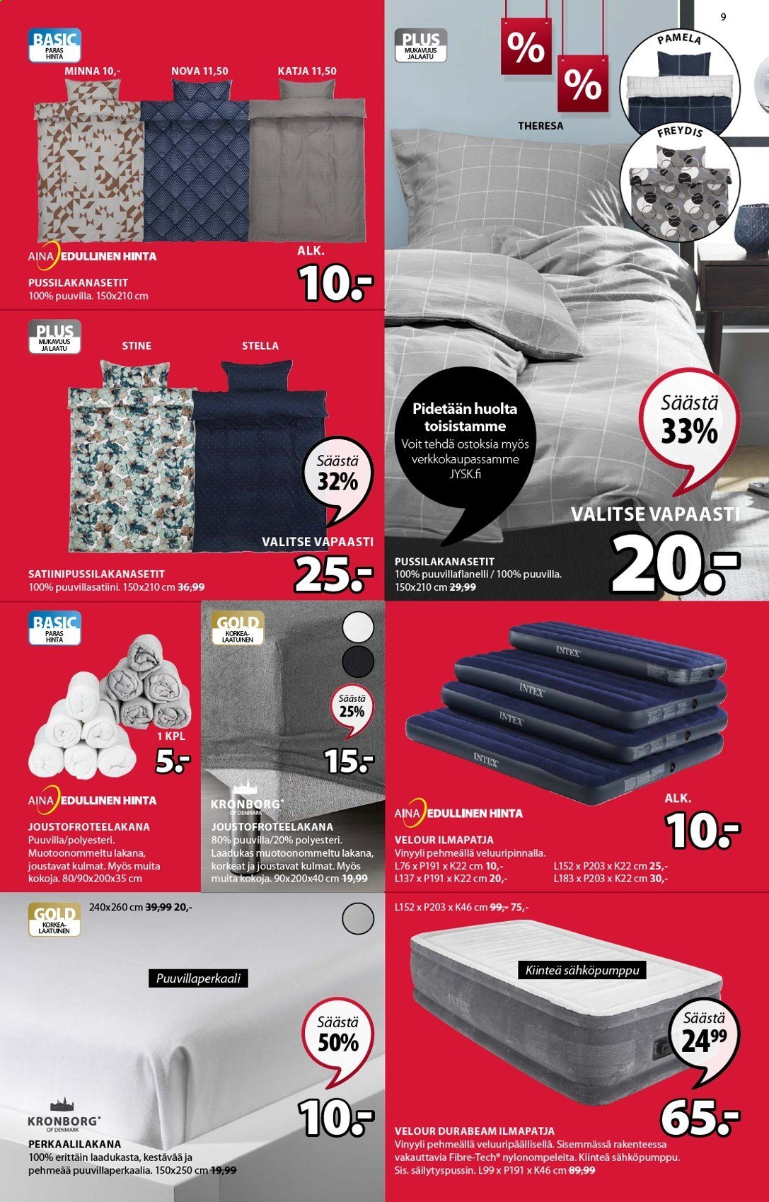 JYSK tarjoukset - 11.01.2021 - 17.01.2021. Sivu 9