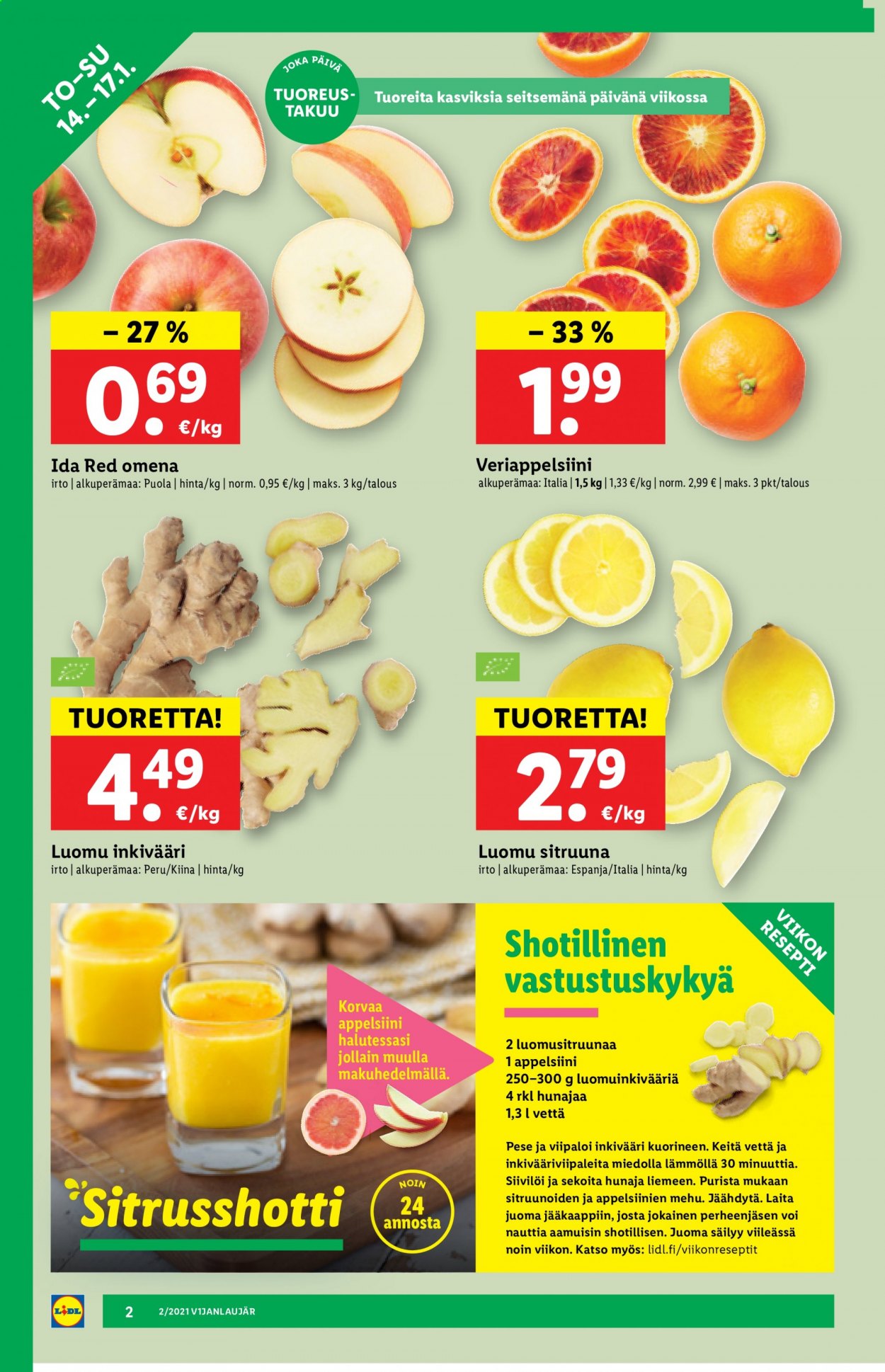 Lidl tarjoukset - 14.01.2021 - 20.01.2021. Sivu 2