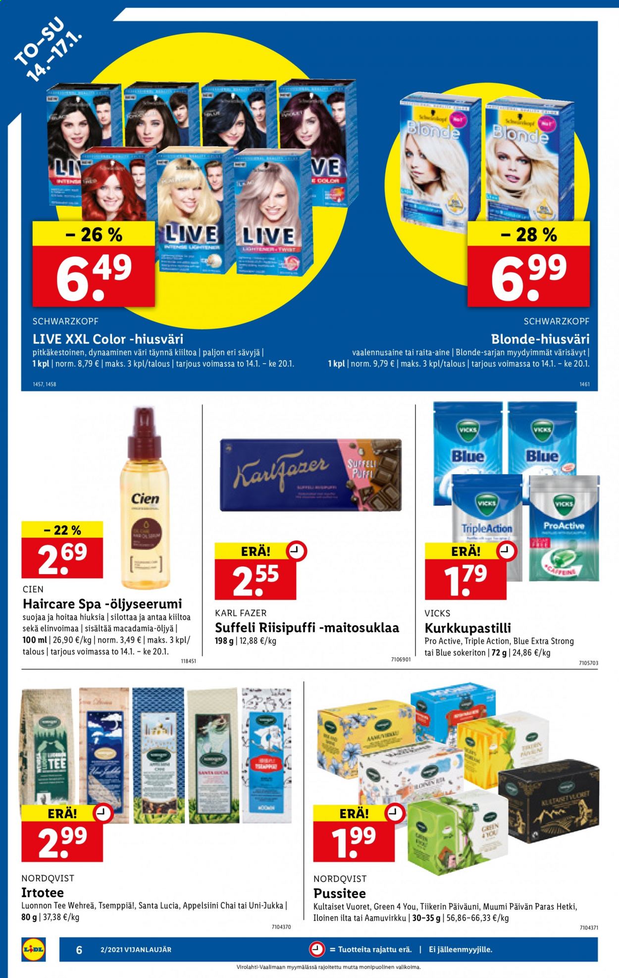 Lidl tarjoukset - 14.01.2021 - 20.01.2021. Sivu 6