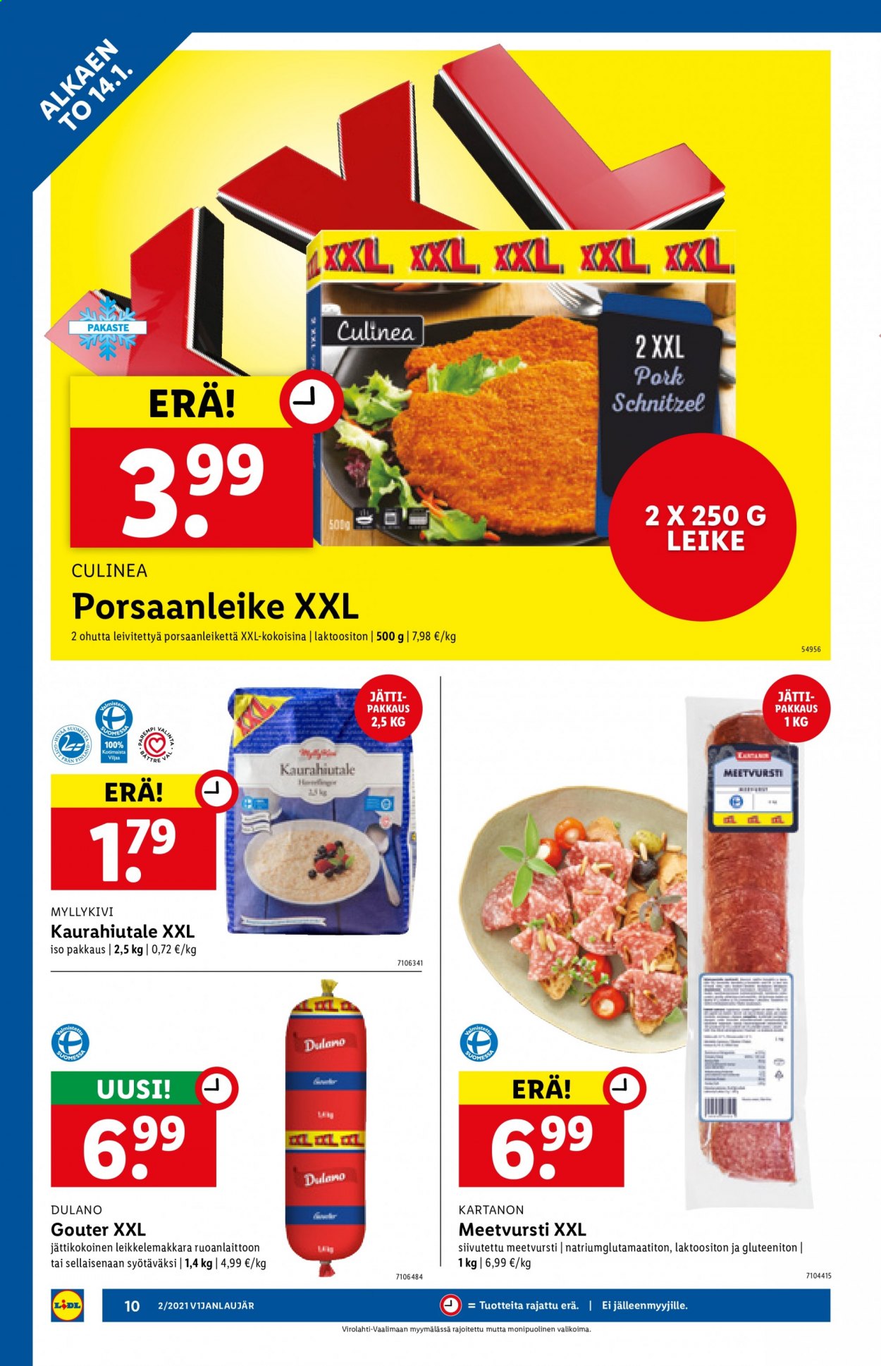 Lidl tarjoukset - 14.01.2021 - 20.01.2021. Sivu 10