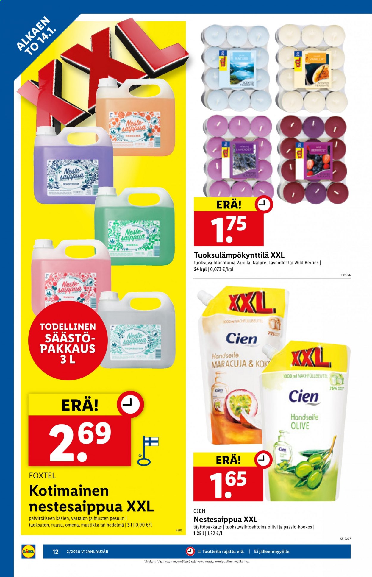 Lidl tarjoukset - 14.01.2021 - 20.01.2021. Sivu 12
