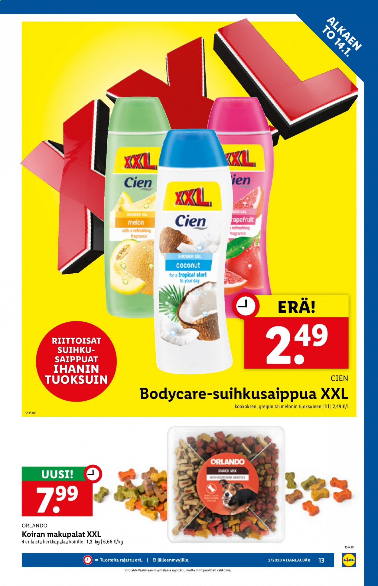 Lidl tarjoukset - 14.01.2021 - 20.01.2021. Sivu 13